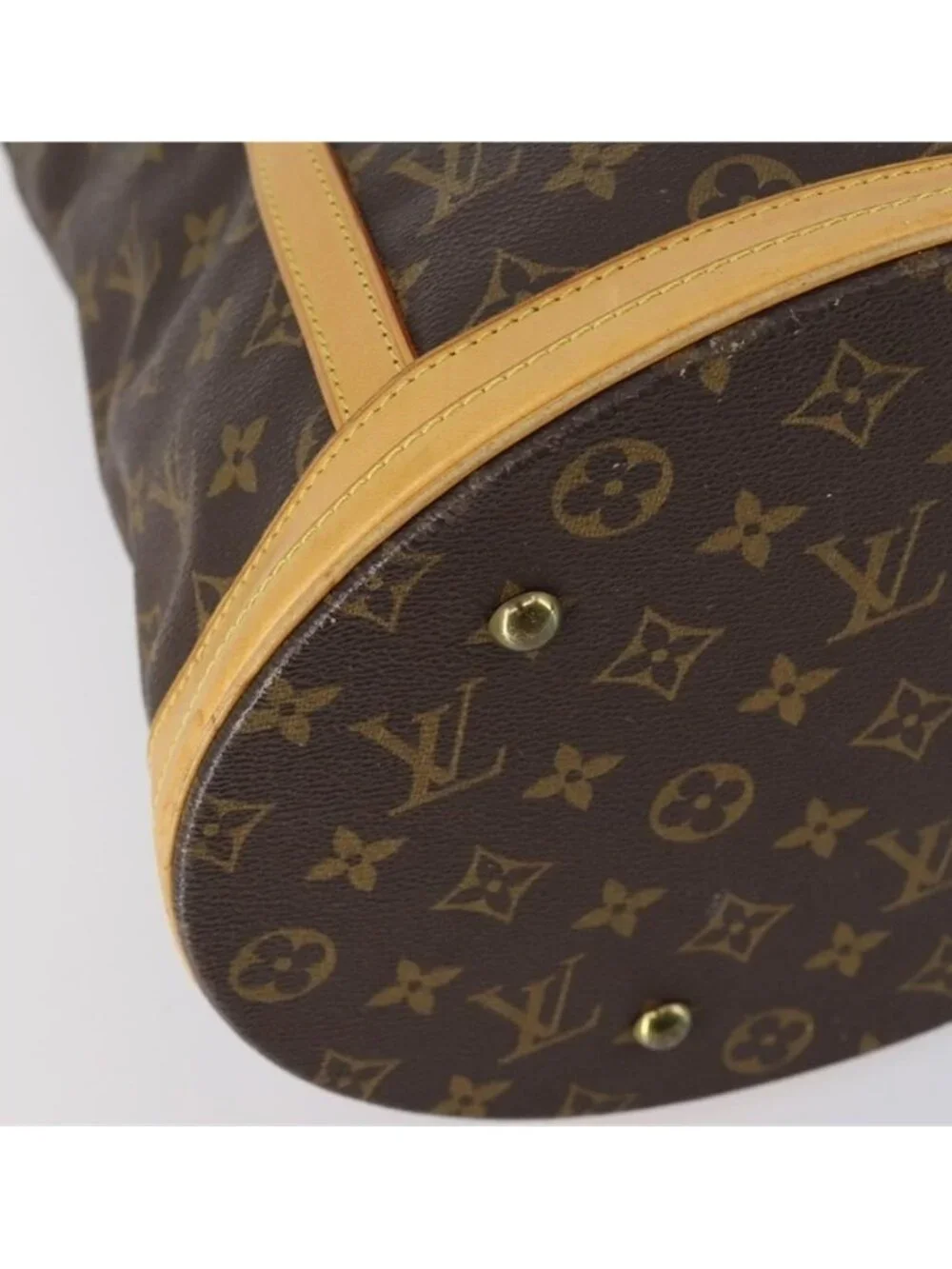 Authentic LOUIS VUITTON Monogram Bucket GM Shoulder Bag M42236 LV